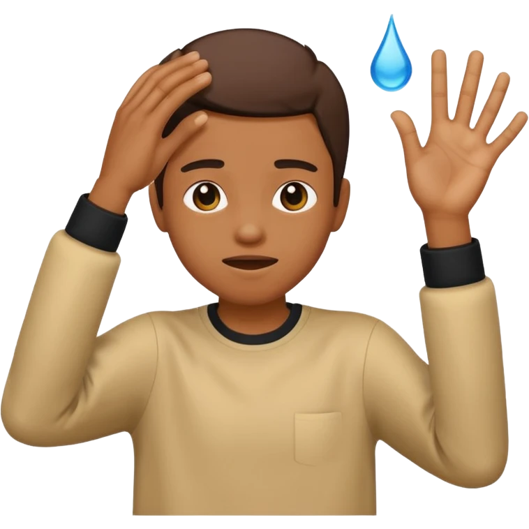 Cool face doing a dab emoji
