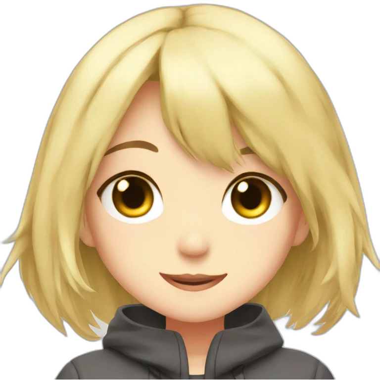 Anime girl emoji