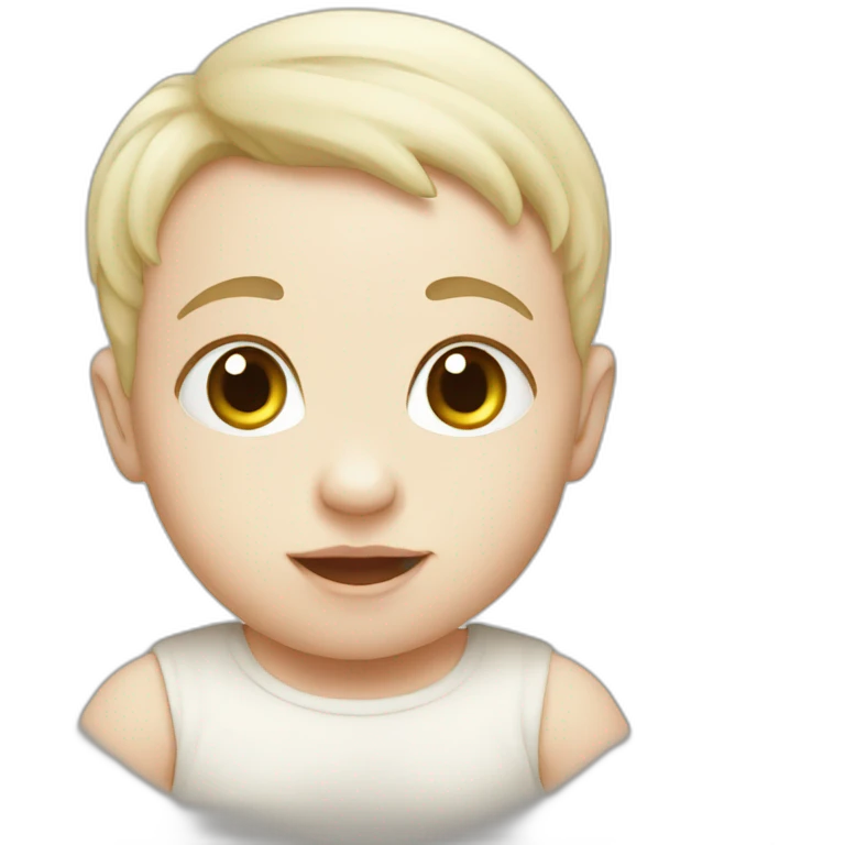 baby white emoji