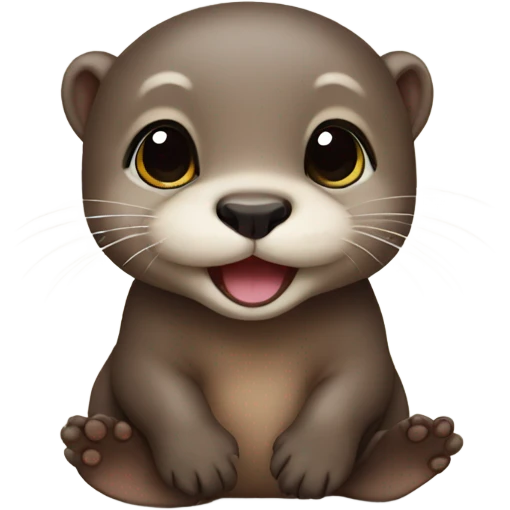 baby otter emoji