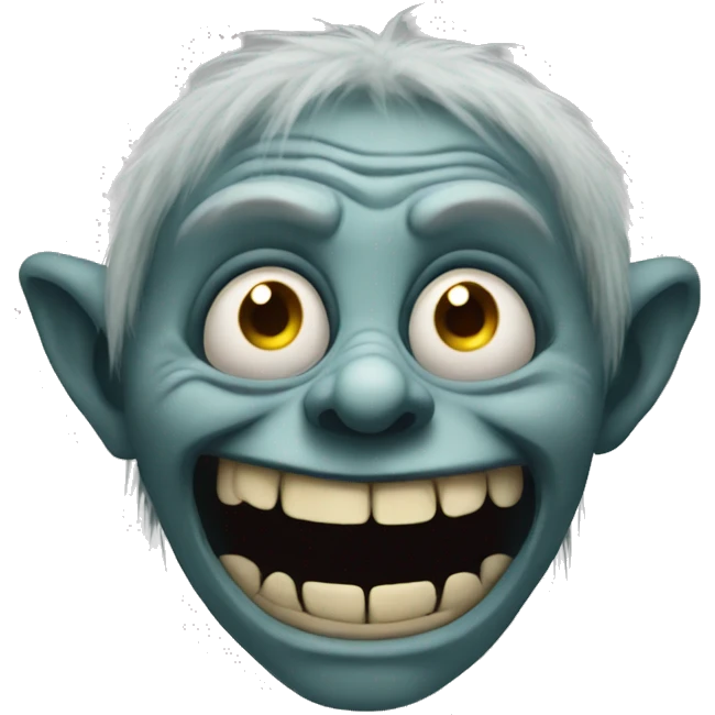 Creepy Troll Face emoji