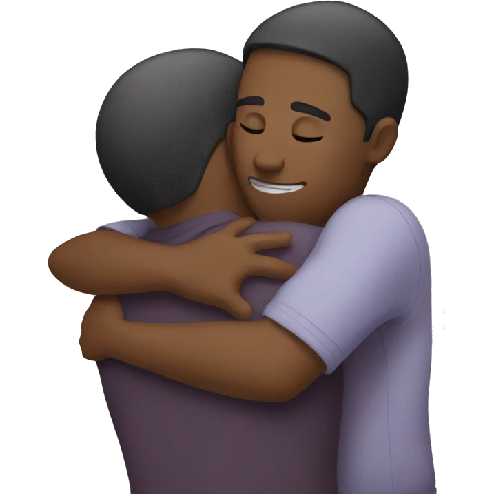 Emotional hug emoji
