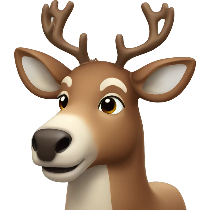 reindeer emoji