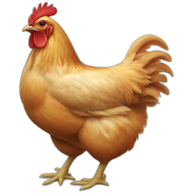 chicken butt emoji