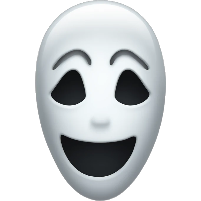 Ghost face emoji