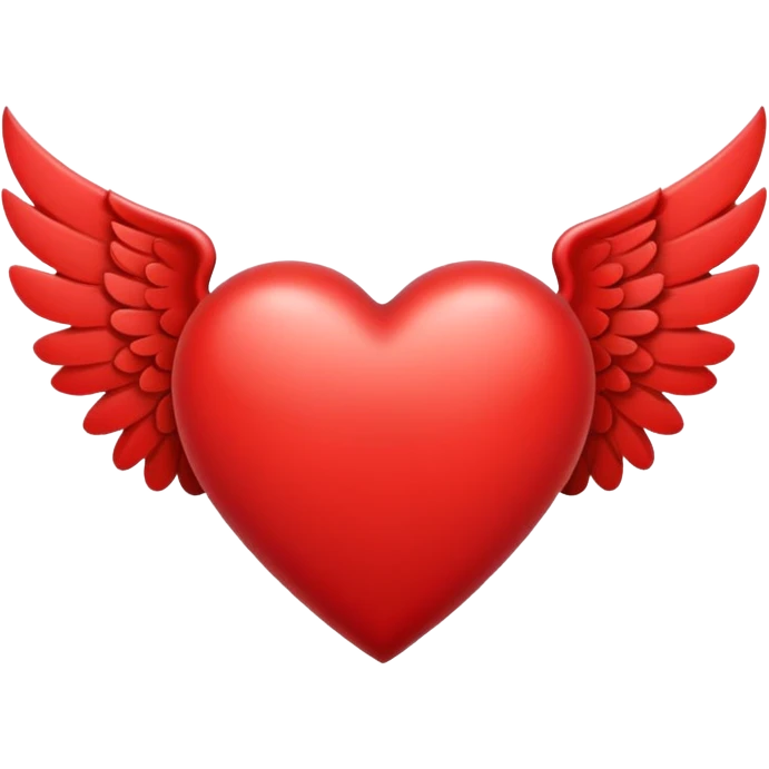 Heart with wings emoji