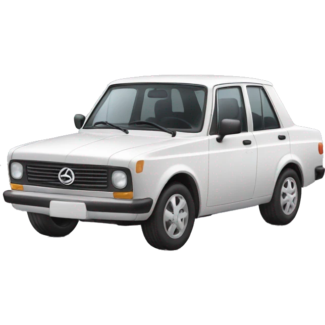 Un auto lila emoji