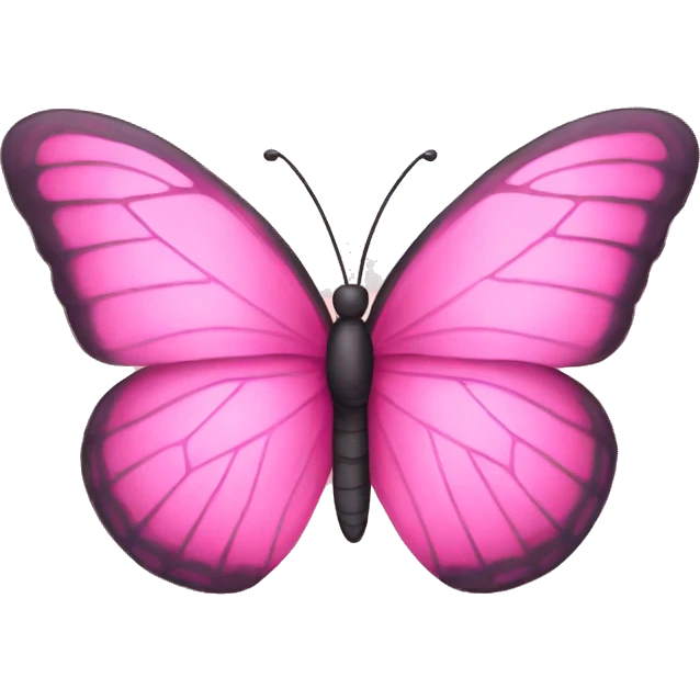 pink butterfly emoji