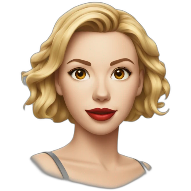 Sweet scarlett johansson emoji