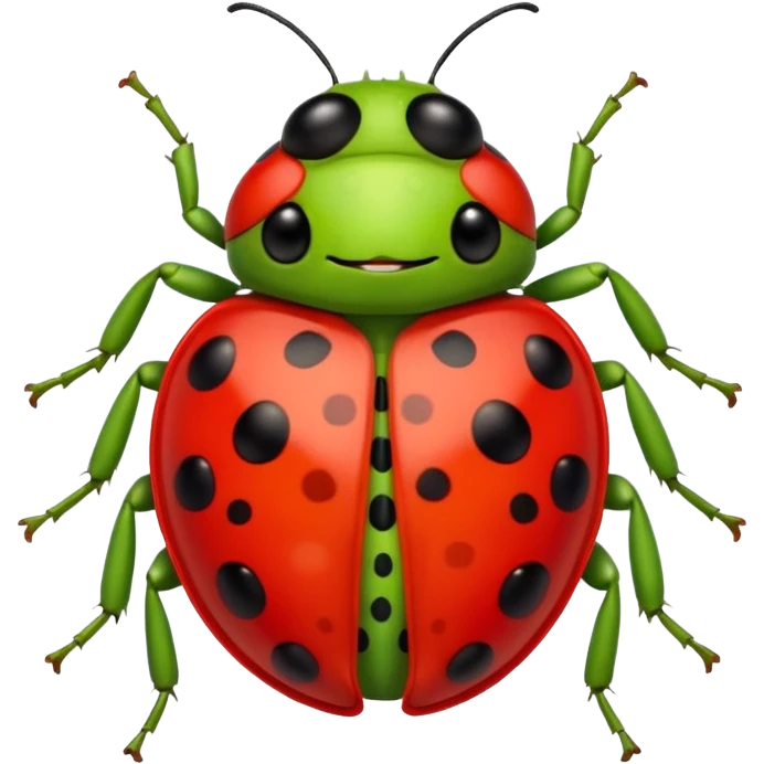 lime cute ladybug emoji