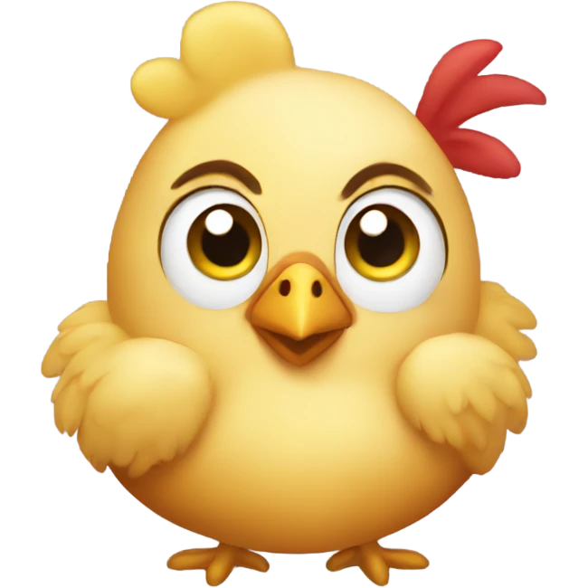 Chicken that is a princess  emoji