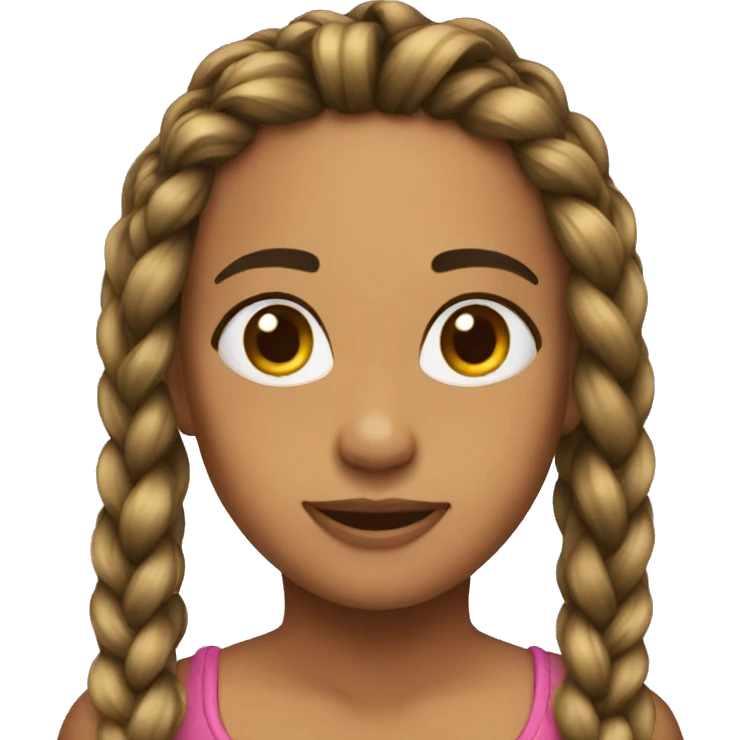 Trenzas emoji