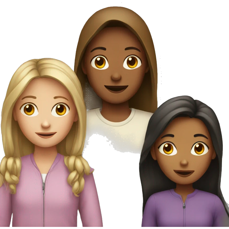 girl with adults emoji