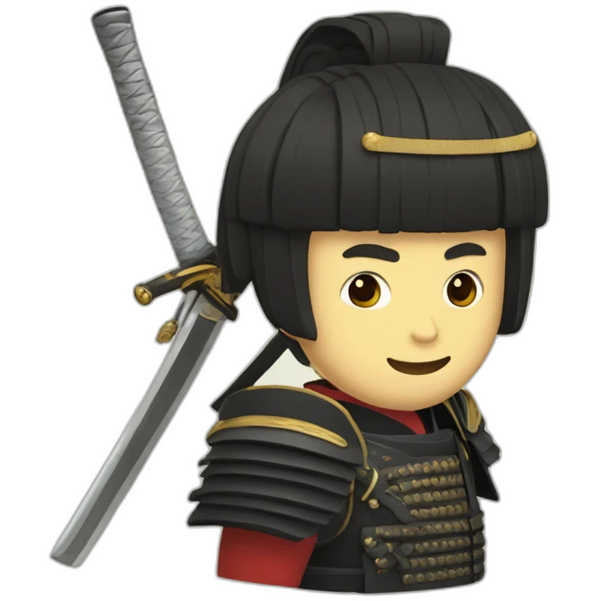 katana samurai napoleon emoji