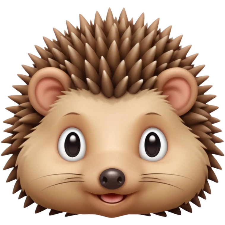 🦔with no eyebrows emoji