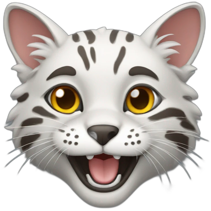 Giddy bobcat emoji