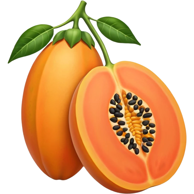 papaya emoji