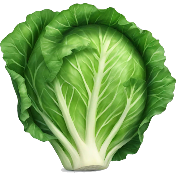 a single piece of cabbage emoji