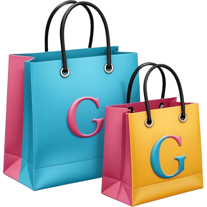 Shopping bags Dior Gucci Sephora  emoji