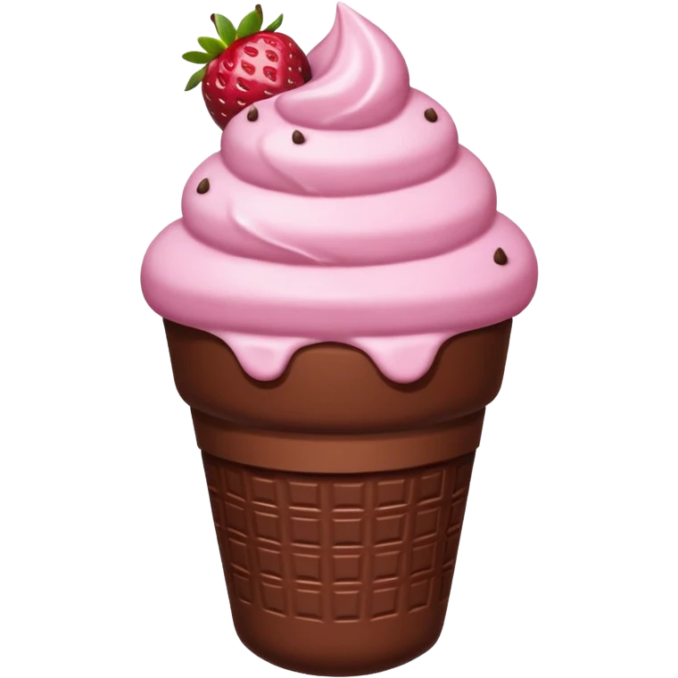 Bolis sabor chocolate 🍫  y uno sabor fresa 🍓 que sea un bolis de hielo gordito emoji