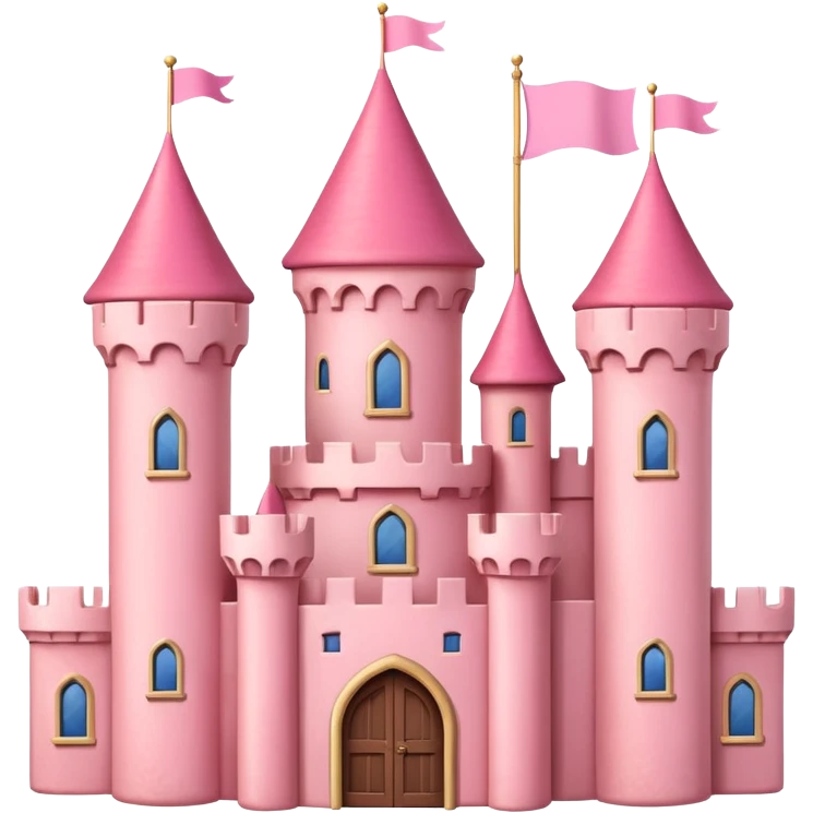 Little Pink castle emoji