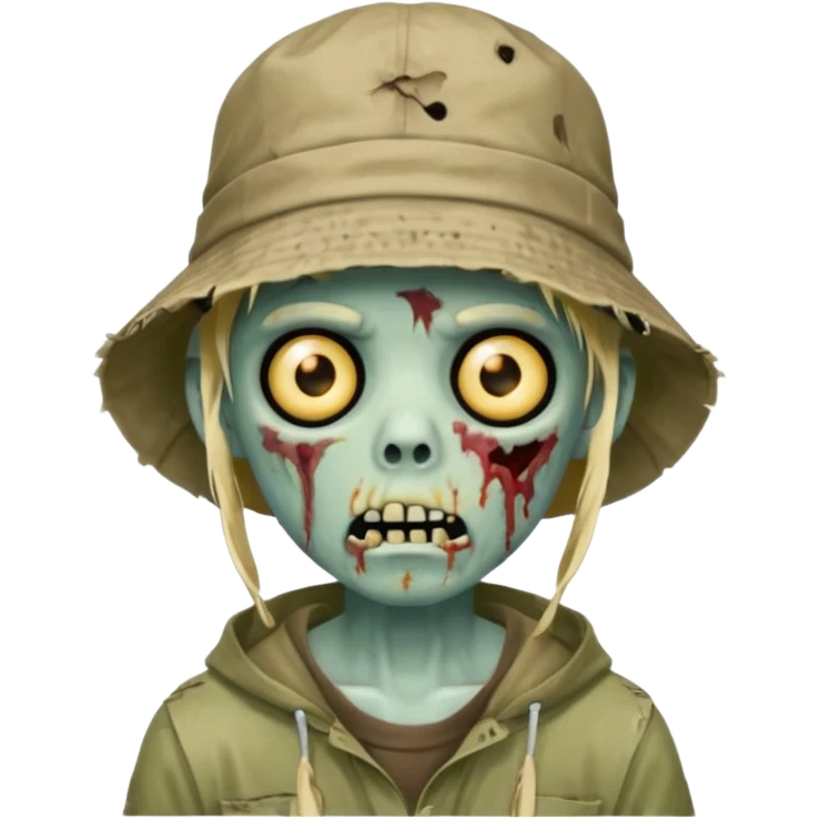 bucket hat zombie emoji