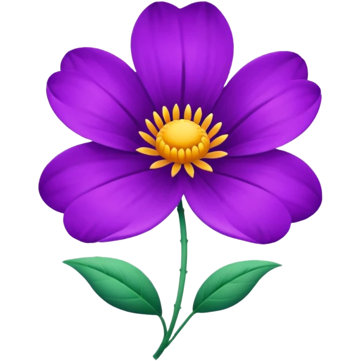 Flower purple  emoji