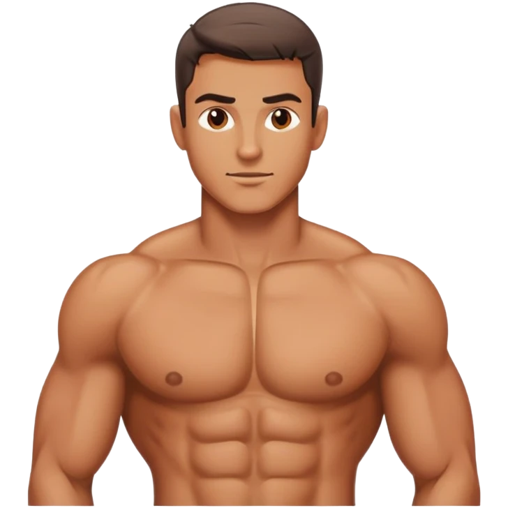 Guy with abs emoji