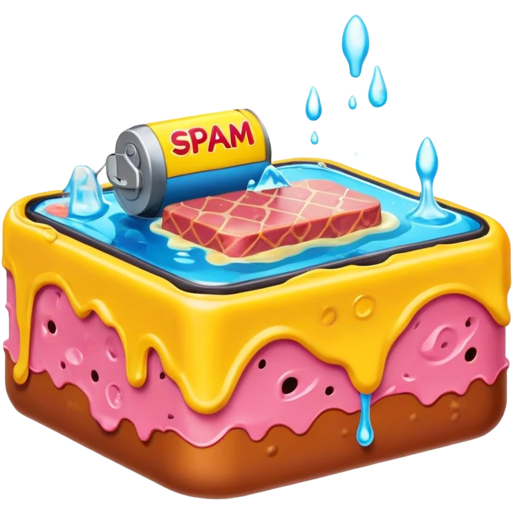 spam land surreal dali style melting spam  watch landscape emoji