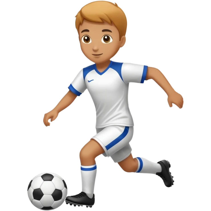 playing soccer emoji