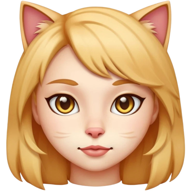 Cat girl emoji