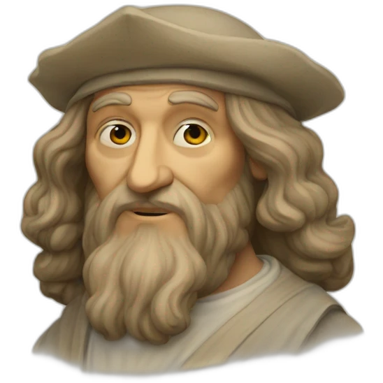 Leonardo da Vinci emoji