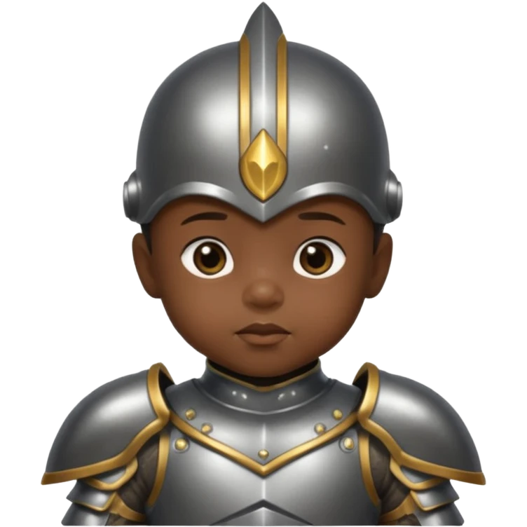 black baby armored emoji