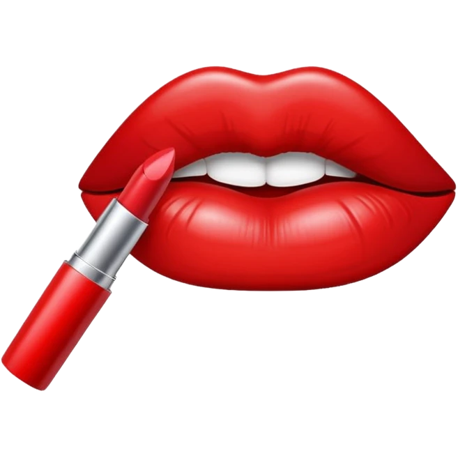Lipstick mark kiss emoji