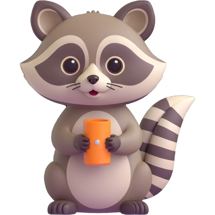 Raccoon emoji