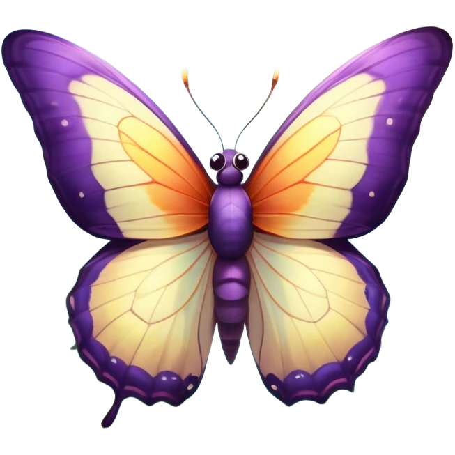 Cinematic Cheeky Butterfly Portrait Emoji, Head tilted dramatically with an exaggeratedly surprised expression, featuring a petite, vibrant body with wide, comically expressive eyes full of playful mischief and animated, fluttering wings, Simplified yet hilariously expressive features, highly detailed, glowing with a slightly sassy pastel glow, high shine, dramatic yet playful, stylized with an air of cheeky garden mischief, soft glowing outline, capturing the essence of a meme-worthy butterfly that looks ready to flutter its way into viral fame! emoji