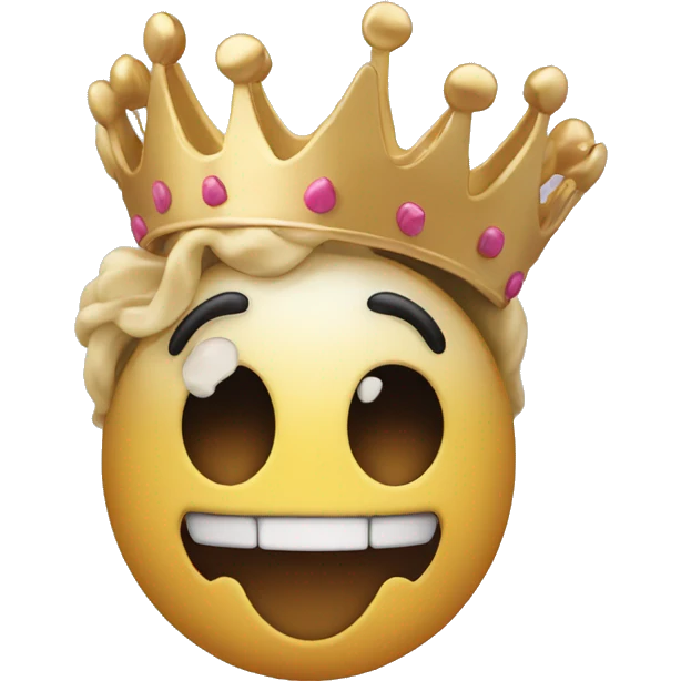 Corazon con corona emoji