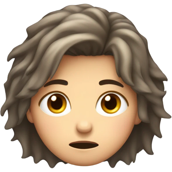 stressed out girl emoji
