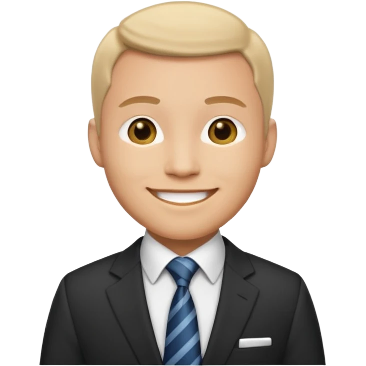 Business analytics Man emoji
