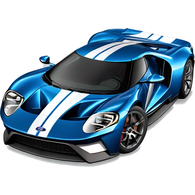 blue ford gt  emoji