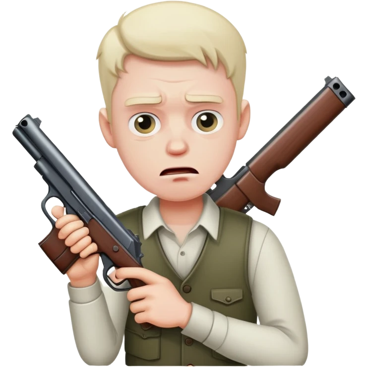Man killing himself emoji
