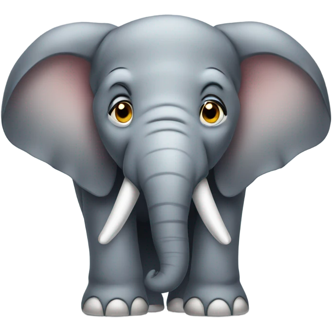Disappointed elephant  emoji