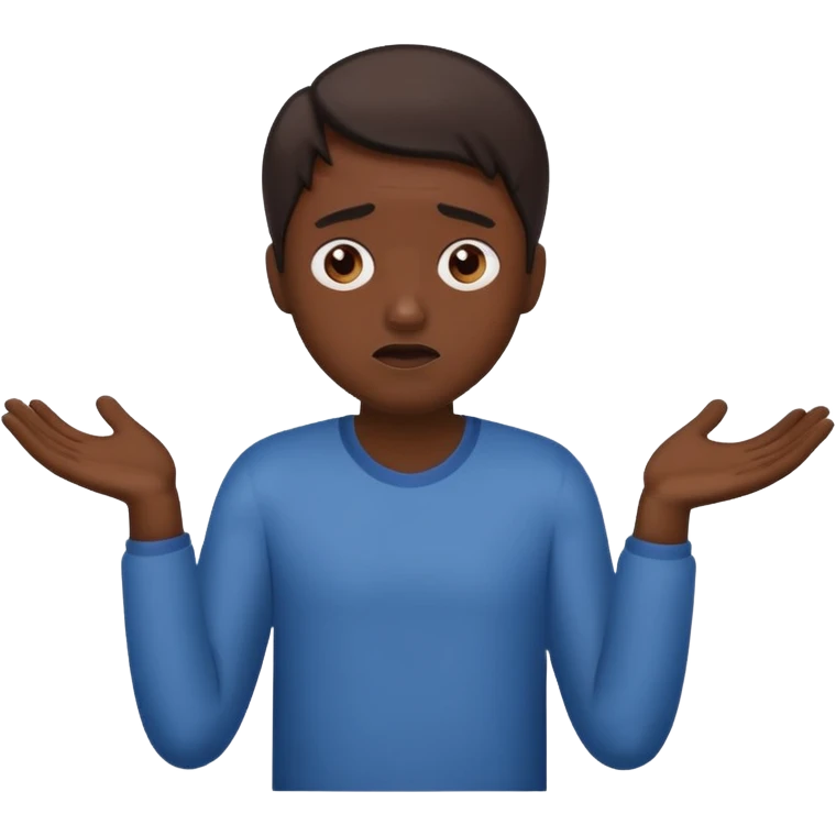 🙄🤷🏿 emoji