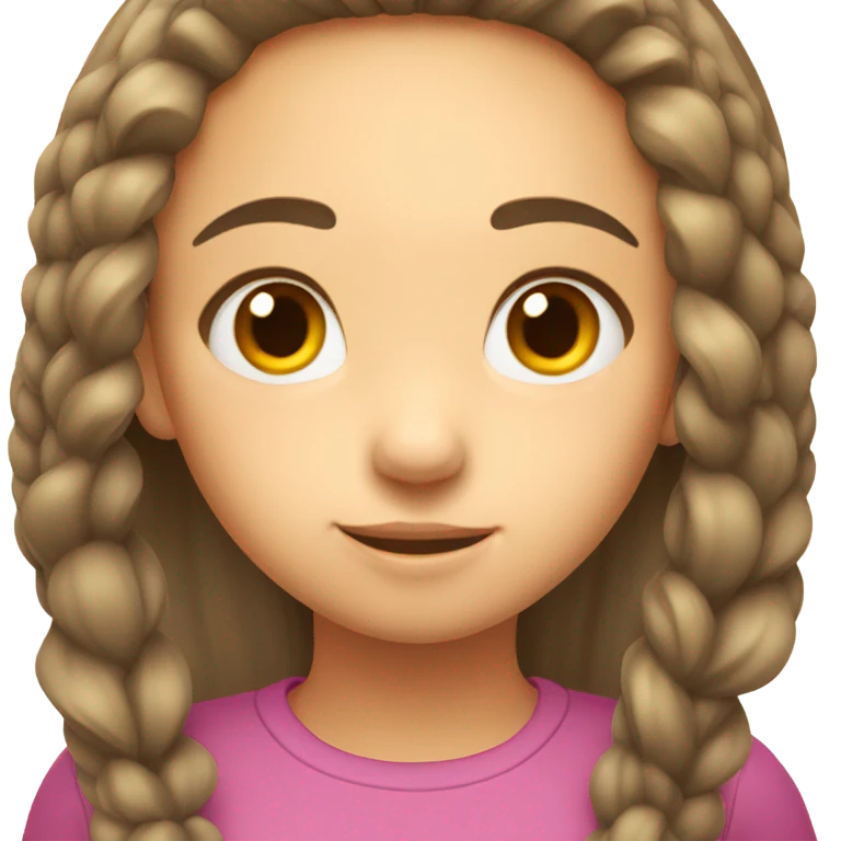 Girl tying her hair emoji