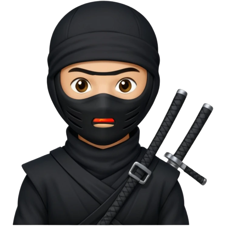 Ninja with MB written on it emoji