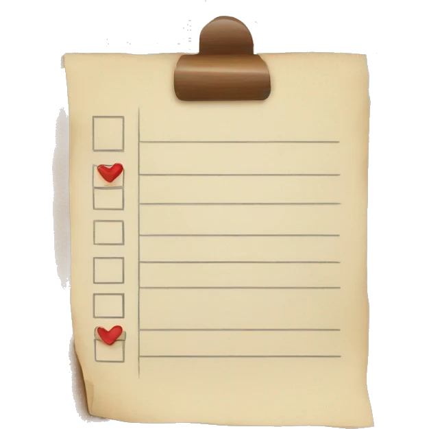 checklist emoji