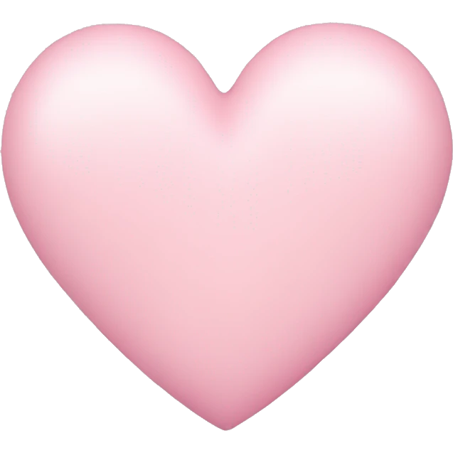 pastel pink heart emoji