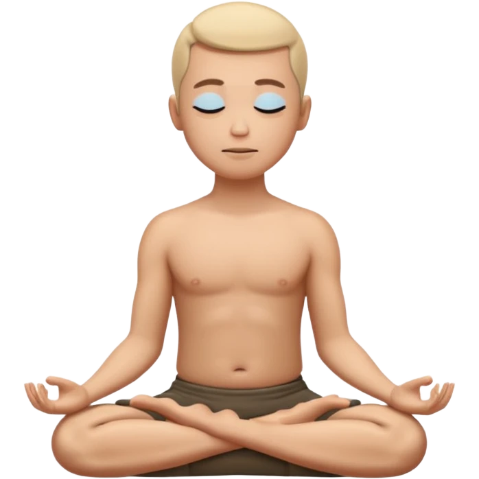 meditation emoji