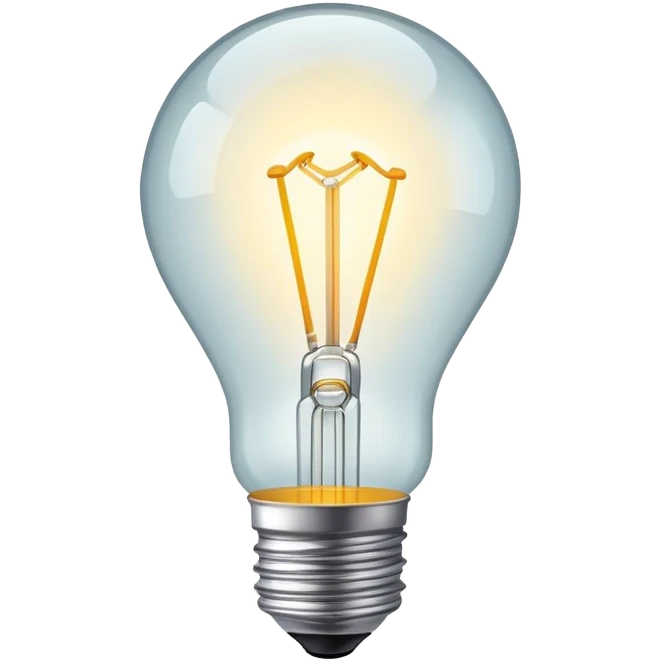 light bulb really bright  emoji
