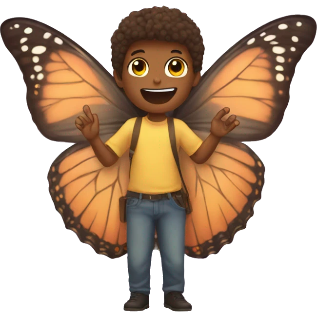 Butterflies in stomach emoji